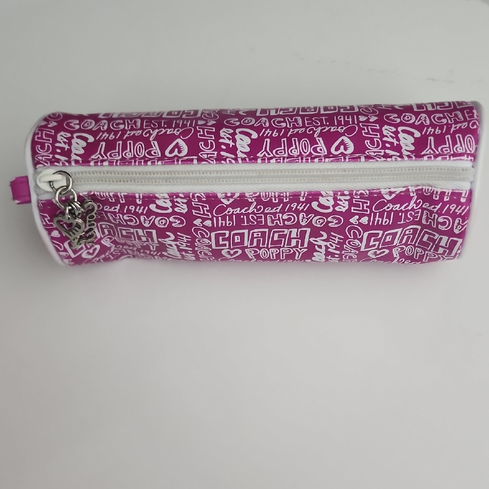 Coach Poppy Magenta Cosmetics Bag